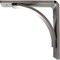 Ekena Millwork Morris Steel Bracket, Hammered Silver 3"W x 6"D x 6"H BKTM03X06X06MOHSV - alternate 3